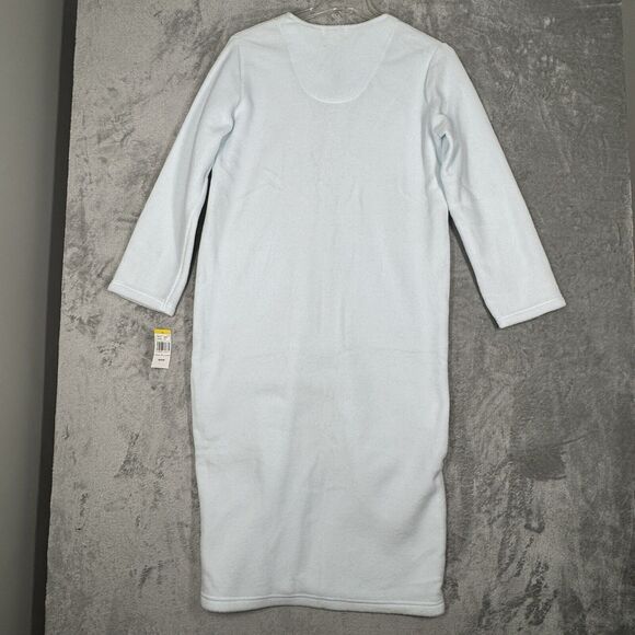 Miss Elaine Robe Womens Medium Green Essentials Brushed Terry Housecoat Granny - Picture 3 of 10